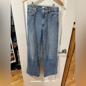 Paige Anessa 31 Inch Wide Leg Jean - Ferrera size 26